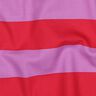 Decostof Canvas vrolijke strepen – pastelviolet/chili,  thumbnail number 2