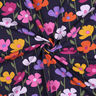 French Terry sommersweat bonte bloemen | Poppy Fabrics – marineblauw,  thumbnail number 3
