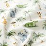 Katoenjersey Baby jungledieren Digitaal printen – ecru,  thumbnail number 2