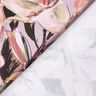 Katoenjersey Digitale print van grote lelies – pastelviolet/greige,  thumbnail number 4