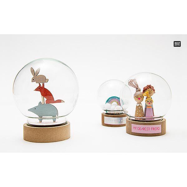 Glazen stolp met voet Groot | Rico Design, image number 2