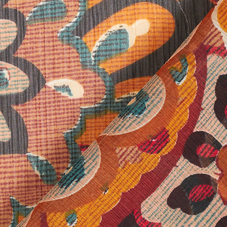 Crêpe chiffon Paisley – beige,  image number 4