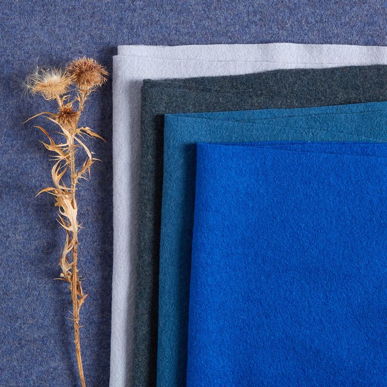 Wol walkloden – indigo, image number 6