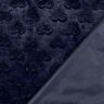 Nepbont Harten | Poppy Fabrics – zwart blauw,  thumbnail number 4