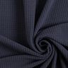 Structuur jersey vakjes – marineblauw,  thumbnail number 1