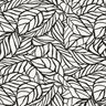 Viscose-linnen-mix Gebladerte – ecru/zwart,  thumbnail number 5