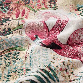 Decostof tapijtstuk Flamingo – beige/pink, 
