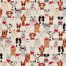 Decostof Half panama elegante honden – natuur/grijs,  thumbnail number 1