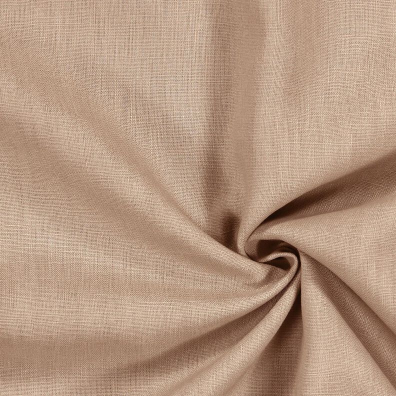 Linnen stof Ramee mix medium – taupe,  image number 1