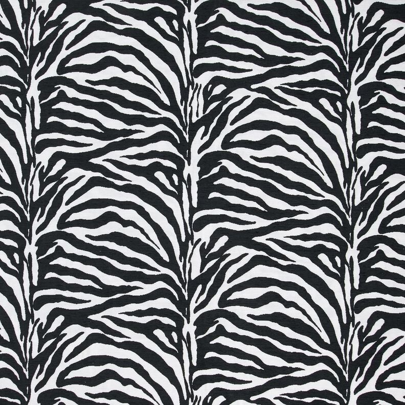 Bekledingsstof Jacquard Zebra – wit/zwart, image number 1