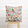 Decostof Half panama kleurrijke bloemen – ivoor/pastelviolet,  thumbnail number 9