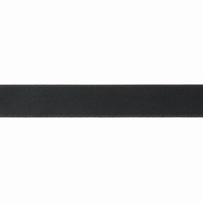 Satijnband [15 mm] – zwart, 