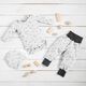 GOTS Katoenjersey Aquarel bloemetjes – ecru/riet,  thumbnail number 7