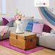 Pluche SNUGLY [1 m x 0,75 m | Pool: 5 mm]  - donkergrijs | Kullaloo,  thumbnail number 5