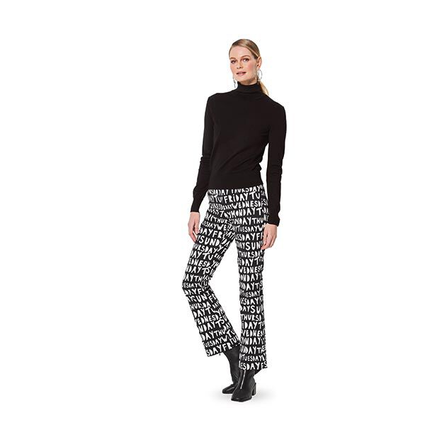 Broek met wijde pijpen, Burda 6152 | 34-44, image number 2
