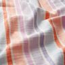 Mousseline/dubbel gehaakte stoffen garengeverfde strepen | Poppy Fabrics – ecru/kleurenmix,  thumbnail number 2