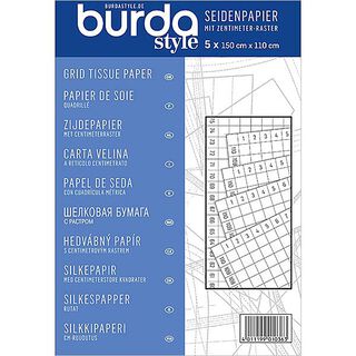 Burda Zijdepapier, centimeterraster, 