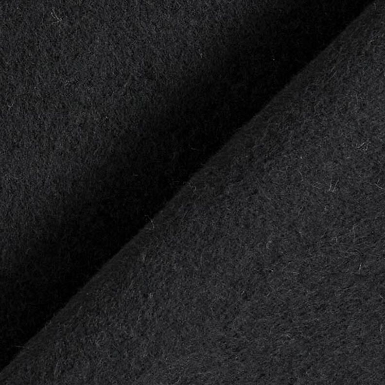Katoenfleece Effen – zwart, image number 4