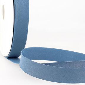 Biasband Polycotton [20 mm] – blauwgrijs, 