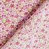 Katoenpopeline Millefleurs – wit/roze,  thumbnail number 4