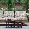Outdoorstof Canvas grote stippen – ivoor/grijs,  thumbnail number 5