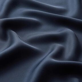 Viscose satijn Effen – marineblauw, 