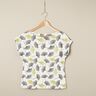 Katoenjersey Gingko-bladeren – ecru/zachtgroen,  thumbnail number 6