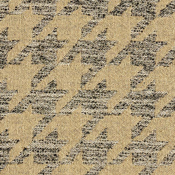 Dubbel geweven grote pied-de-poule – beige/grijs, image number 1