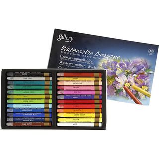 Galerie aquarel-krijt [Dikte: 8mm][24 Stuk ], 