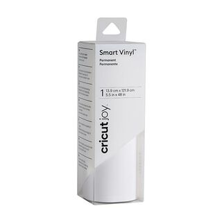 Cricut Joy Smart vinylfolie permanent [ 13,9 x 121,9 cm ] – wit, 