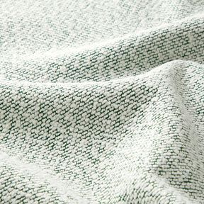Outdoorstof fijne bouclé – groen/ecru, 