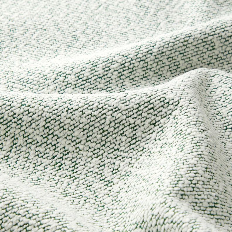 Outdoorstof fijne bouclé – groen/ecru,  image number 3