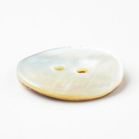 Agoya parelmoer knoop [Ø 18 mm] – ivoor, 