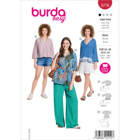 Blouse | Burda 5776 | 34-48, 