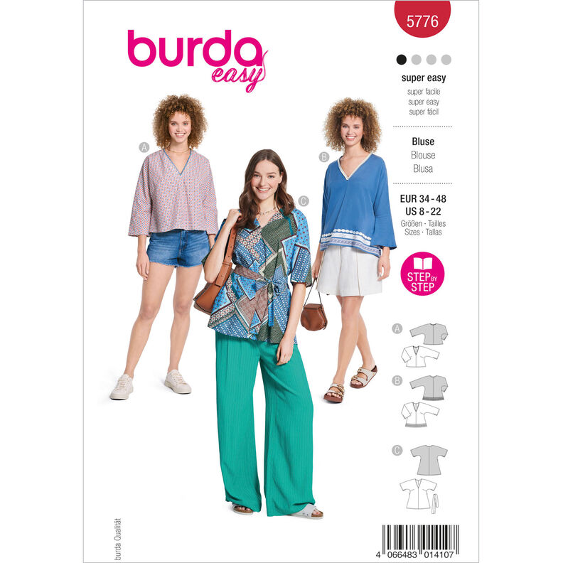 Blouse | Burda 5776 | 34-48,  image number 1