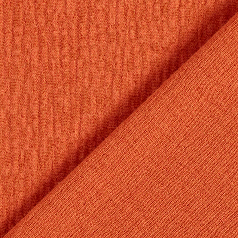 Mousseline/dubbel gehaakte stoffen – terracotta,  image number 4