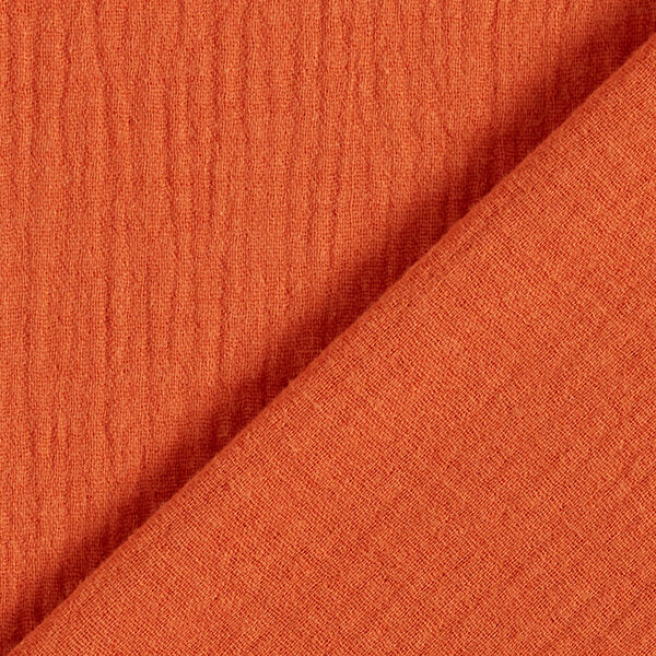 Mousseline/dubbel gehaakte stoffen – terracotta,  image number 4
