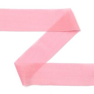 Organza boordstrook elastisch Goldie - roze, 