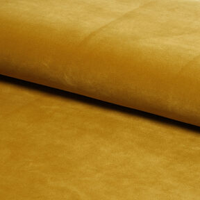 Bekledingsstof Fluweel – mosterd, 