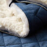 Jeans teddy doorgestikte stof  – staalblauw,  thumbnail number 2