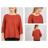 FRAU HOLLY - wijde blouse met geplooide mouwzoom, Studio Schnittreif | XS - XXL,  thumbnail number 2