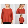 FRAU HOLLY - wijde blouse met geplooide mouwzoom, Studio Schnittreif  | XS -  XXL,  thumbnail number 2