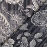 Chiffon satijnen strepen paisley – marineblauw,  thumbnail number 4