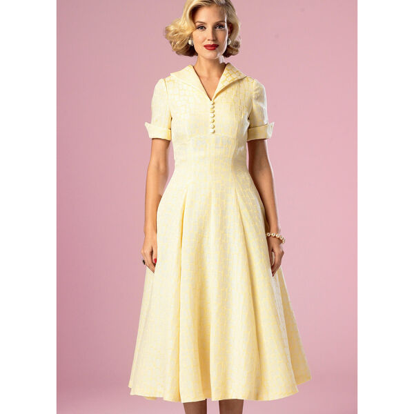 Vintage - jurk 1952, Butterick 6018|40 - 48, image number 3