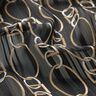 Chiffon glitter krijtstreep schakels – zwart/wit,  thumbnail number 2