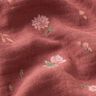 Mousseline/dubbel gehaakte stoffen delicate bloemen | by Poppy – roodbruin,  thumbnail number 2