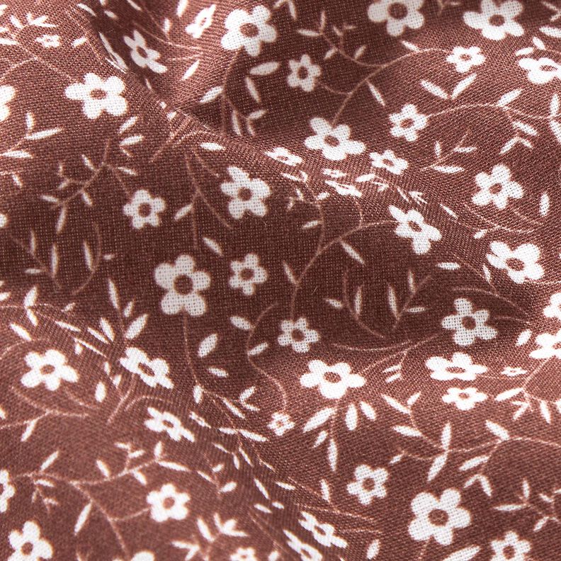 Popeline Millefleurs – brons/wit,  image number 2