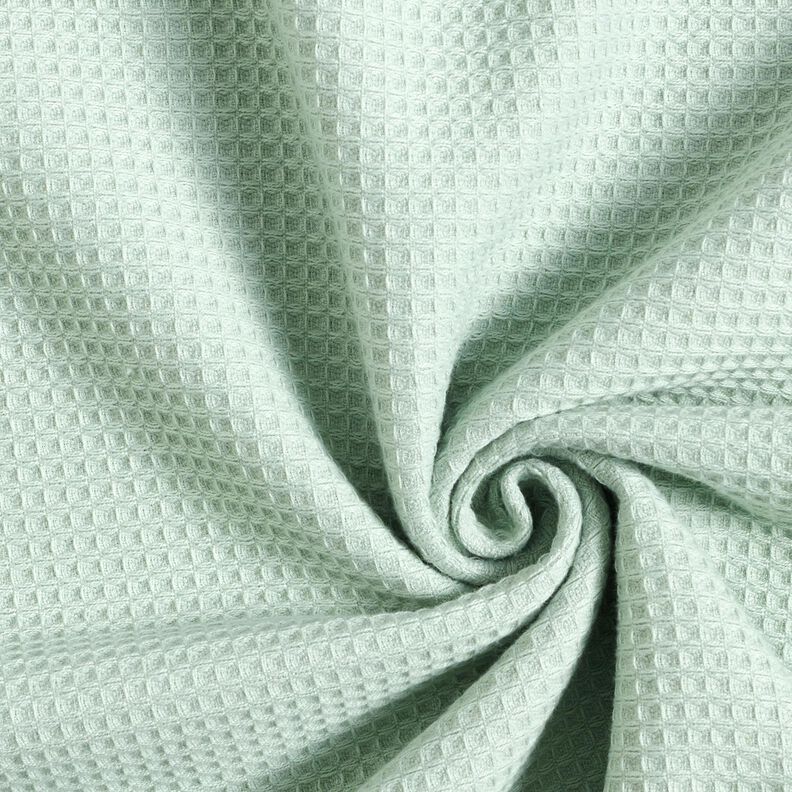 Badstof/Wafelpiqué Effen – licht mint, image number 1