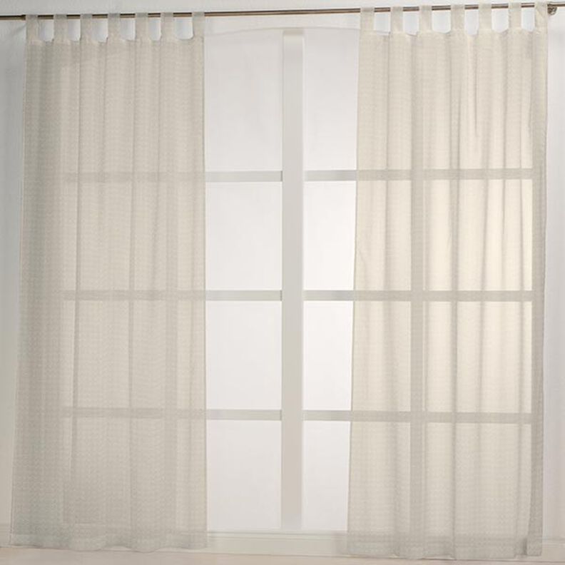 Vitragestof Jute look 280 cm – natuur,  image number 5
