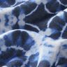 Decostof Canvas Batik cirkels – indigo/wit,  thumbnail number 2